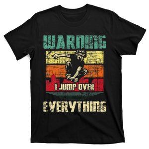 Warning I Jump Over Everything Parkour Enthusiast T-Shirt