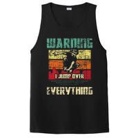 Warning I Jump Over Everything Parkour Enthusiast PosiCharge Competitor Tank