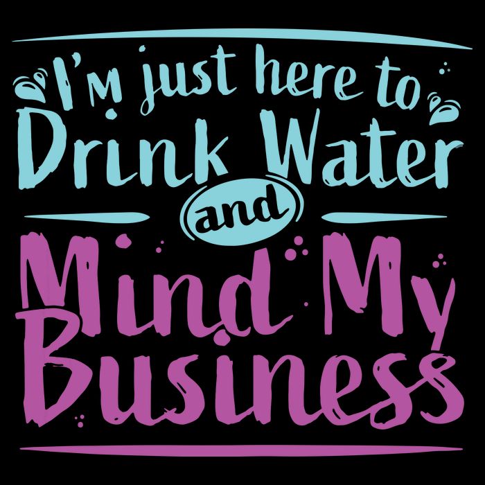 Womens Im Just Here To Drink Water And Mind My Business Soca Party Impact Tech Backpack