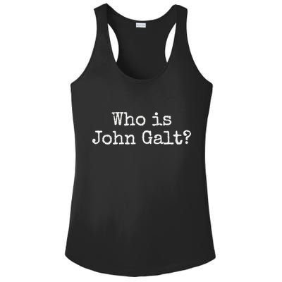 Who Is John Galt Ladies PosiCharge Competitor Racerback Tank