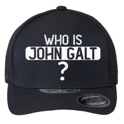 Who Is John Galt Flexfit Unipanel Trucker Cap