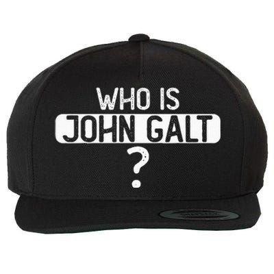 Who Is John Galt Wool Snapback Cap