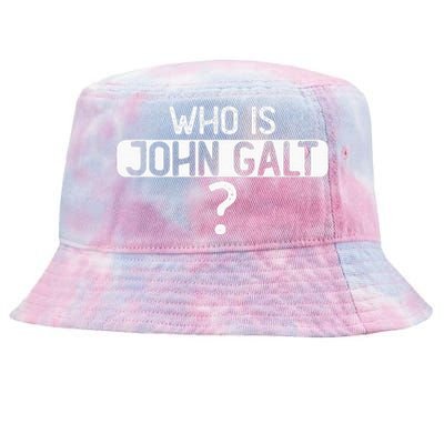 Who Is John Galt Tie-Dyed Bucket Hat