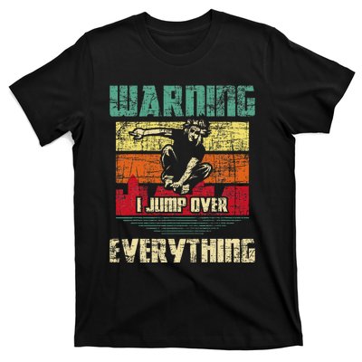 Warning I Jump Over Everything Parkour Enthusiast T-Shirt