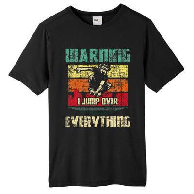 Warning I Jump Over Everything Parkour Enthusiast Tall Fusion ChromaSoft Performance T-Shirt