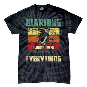 Warning I Jump Over Everything Parkour Enthusiast Tie-Dye T-Shirt