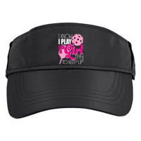 Womens I Know I Play Like A Try To Keep Up Paddleball Player Adult Drive Performance Visor