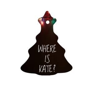 Where Is Kate Ceramic Tree Ornament