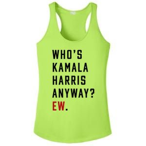 Who Is Kamala Harris Anyway Ladies PosiCharge Competitor Racerback Tank