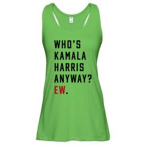 Who Is Kamala Harris Anyway Ladies Essential Flowy Tank