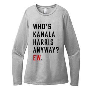 Who Is Kamala Harris Anyway Womens CVC Long Sleeve Shirt