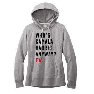 Who Is Kamala Harris Anyway Women's Fleece Hoodie