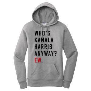 Who Is Kamala Harris Anyway Women's Pullover Hoodie