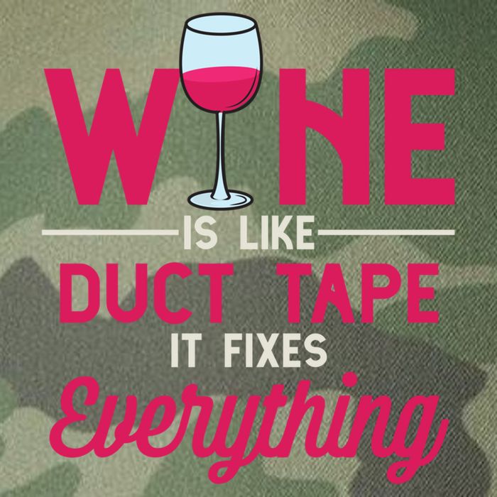 Wine Is Like Duct Tape It Fixes Everything Funny Ing Funny Gift Legacy Tie Dye Trucker Hat