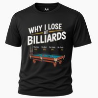 Why I Lose At Billiards Pool Player Billiard Snooker Performance Shirt