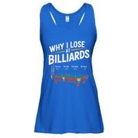 Why I Lose At Billiards Pool Player Billiard Snooker Ladies Essential Flowy Tank