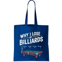 Why I Lose At Billiards Pool Player Billiard Snooker Bag