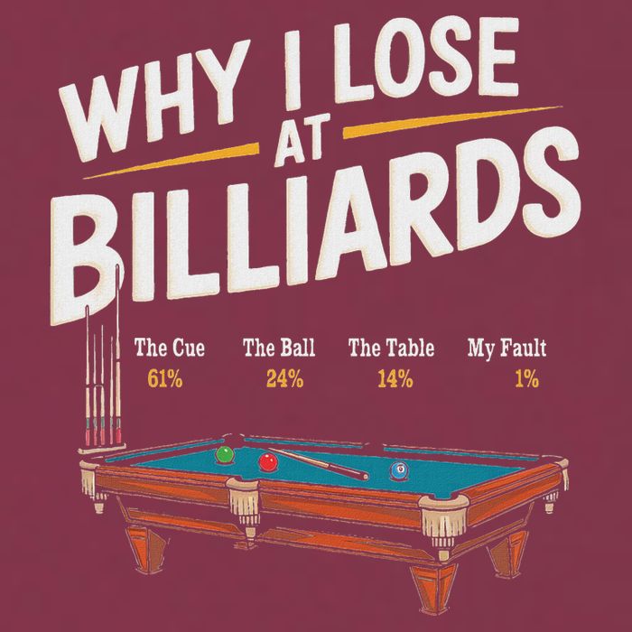 Why I Lose At Billiards Pool Player Billiard Snooker 16oz Travel Tumbler