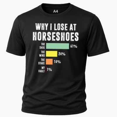 Why I Lose At Horseshoes, Funny Horseshoe Pitching Performance Shirt