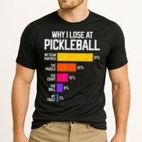 Why I Lose At Pickleball Humor Funny Pickleballers Cooling Performance Crew T-Shirt