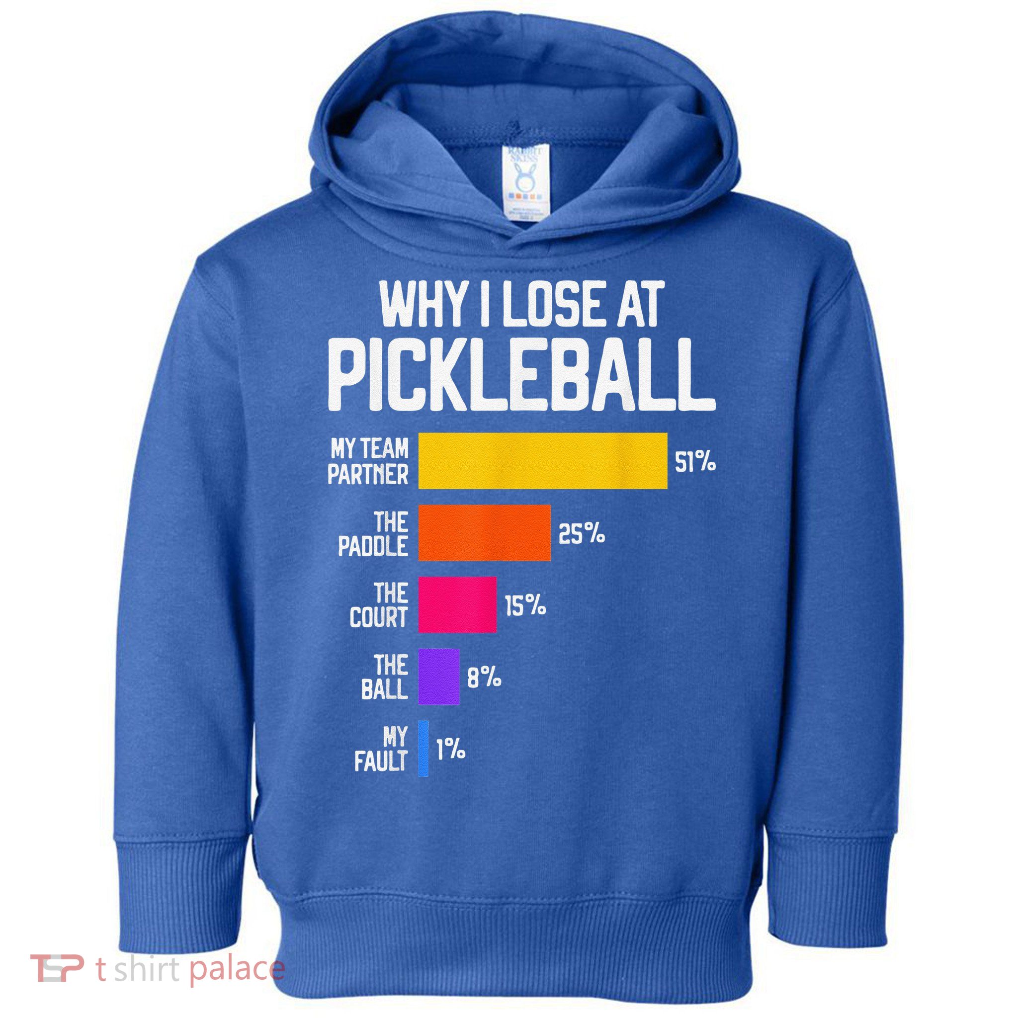 Why I Lose At Pickleball Humor Funny Pickleballers Toddler Hoodie