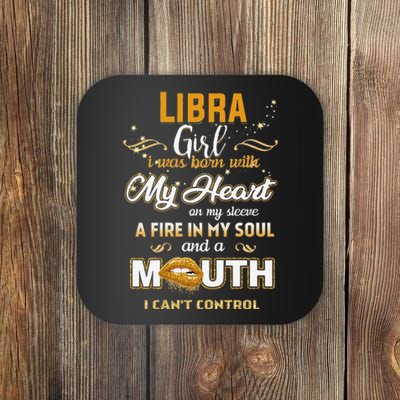 Wo I'm Libra September 23 October 22 Birthday Coaster