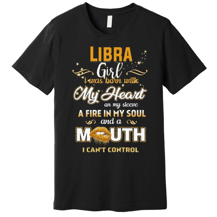 Wo I'm Libra September 23 October 22 Birthday Premium T-Shirt