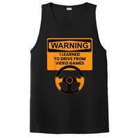 Warning I Learned To Drive From Video Games Sring Wheel PosiCharge Competitor Tank