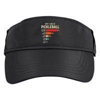 Why I Lose At Pickleball Player Funny Pickleballers Adult Drive Performance Visor