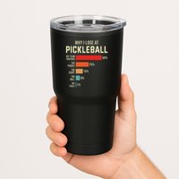 Why I Lose At Pickleball Player Funny Pickleballers Tumbler