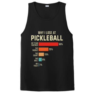 Why I Lose At Pickleball Player Funny Pickleballers PosiCharge Competitor Tank