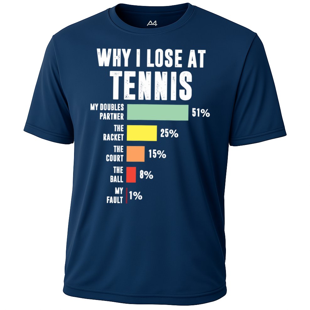Why I Lose At Tennis, Funny Tennis Player Performance Shirt