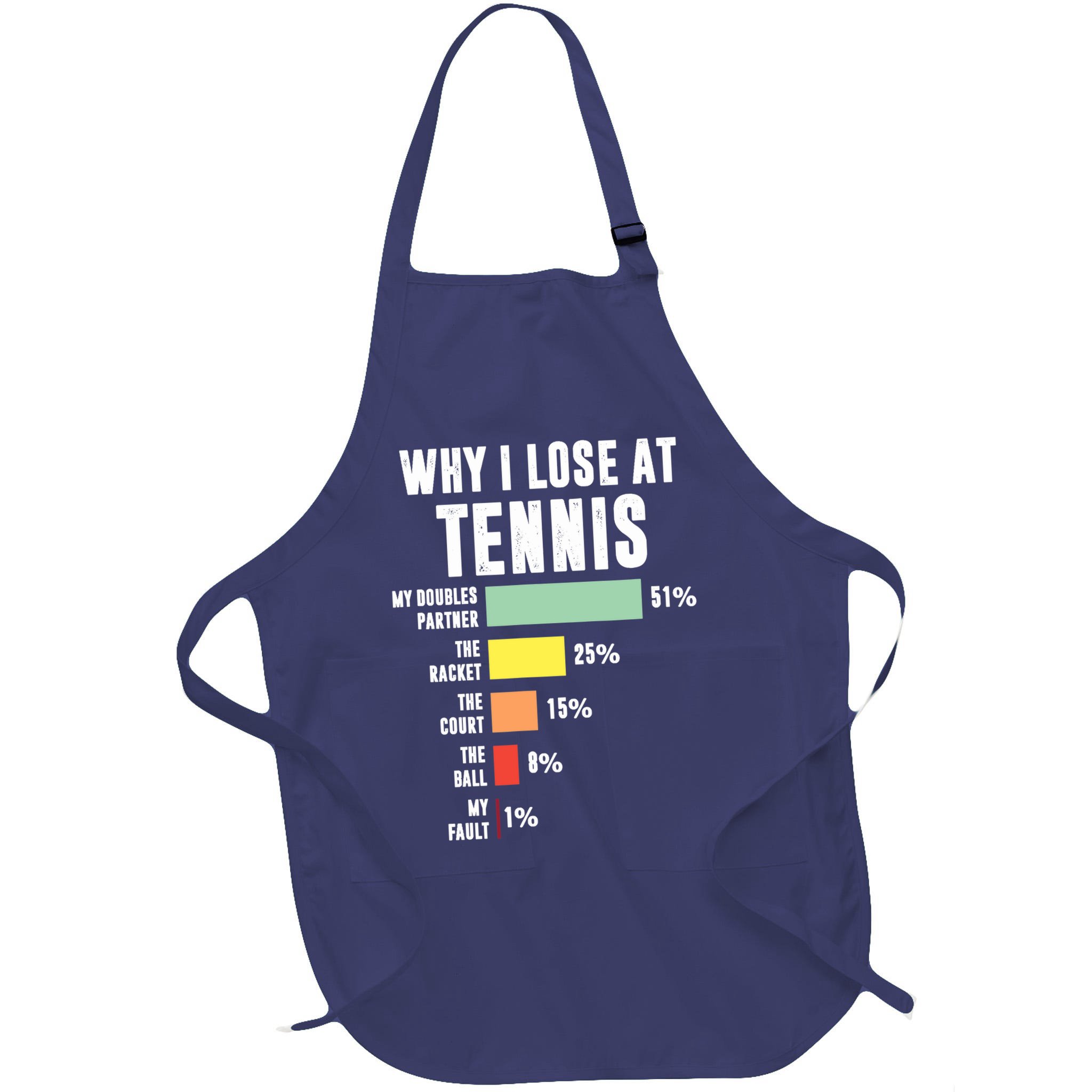 Why I Lose At Tennis, Funny Tennis Player Apron