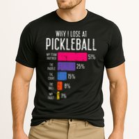 Why I Lose At Pickleball Funny Pickle Ball Performance Shirt
