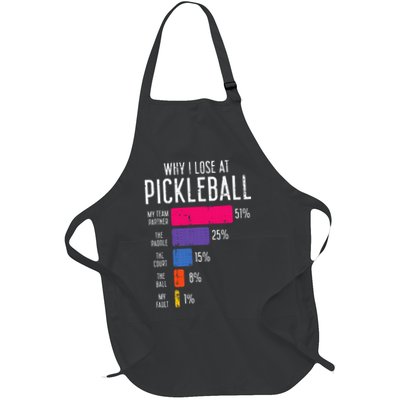 Why I Lose At Pickleball Funny Pickle Ball Apron