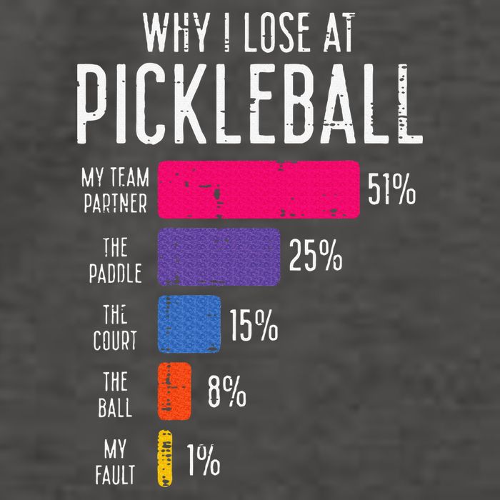 Why I Lose At Pickleball Funny Pickle Ball Vector Backpack