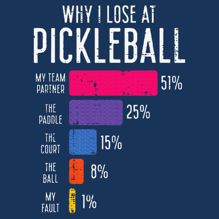 Why I Lose At Pickleball Funny Pickle Ball Infant Baby Jersey Bodysuit