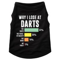 Why I Lose At Darts Funny Darts Player Doggie Tank