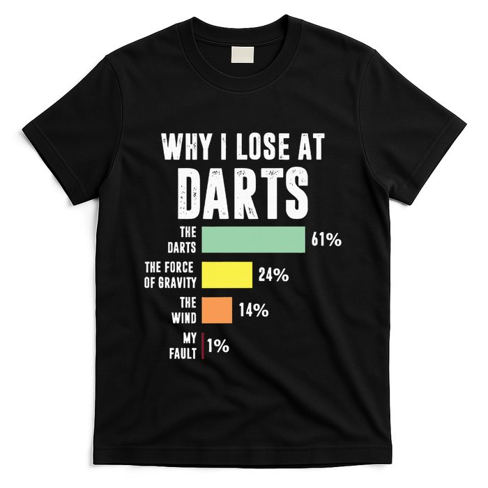 Why I Lose At Darts Funny Darts Player T-Shirt
