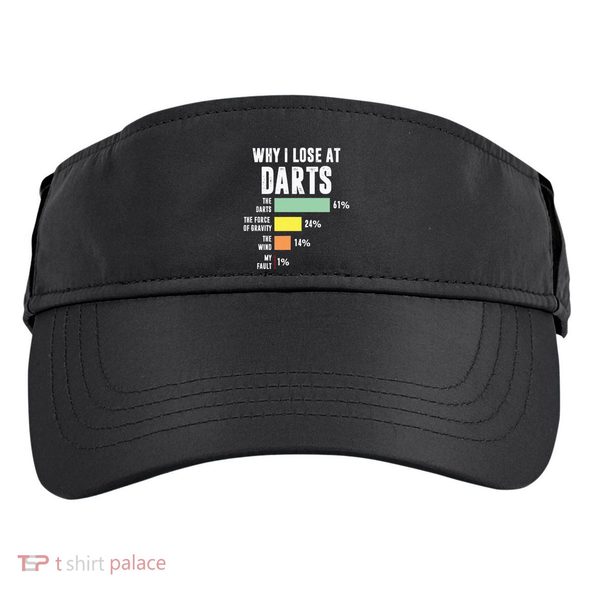 Why I Lose At Darts Funny Darts Player Adult Drive Performance Visor