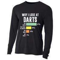 Why I Lose At Darts Funny Darts Player Cooling Performance Long Sleeve Crew