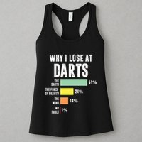 Why I Lose At Darts Funny Darts Player Womens Tank Top