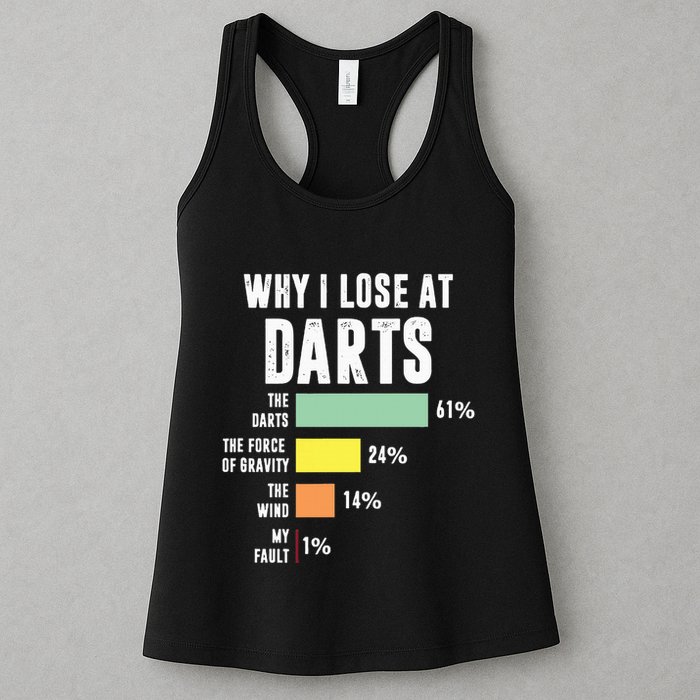 Why I Lose At Darts Funny Darts Player Womens Tank Top