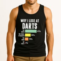 Why I Lose At Darts Funny Darts Player Tank Top