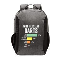 Why I Lose At Darts Funny Darts Player Vector Backpack