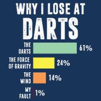 Why I Lose At Darts Funny Darts Player Infant Baby Jersey Bodysuit