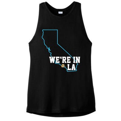 We’Re In La Ladies PosiCharge Tri-Blend Wicking Tank