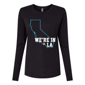 We’Re In La Womens Cotton Relaxed Long Sleeve T-Shirt