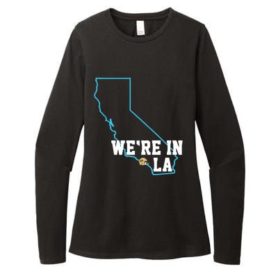 We’Re In La Womens CVC Long Sleeve Shirt