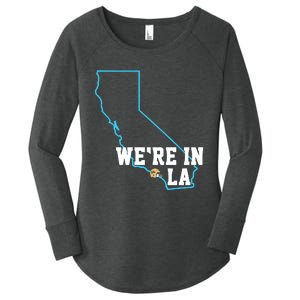 We’Re In La Women's Perfect Tri Tunic Long Sleeve Shirt